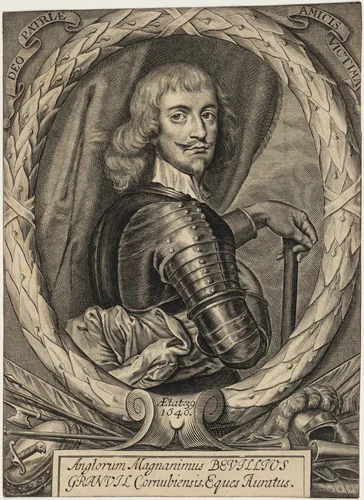Sir Bevil Grenville by William Faithorne, print, 1684