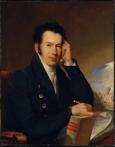 John Haviland by John Neagle, artwork, 1828