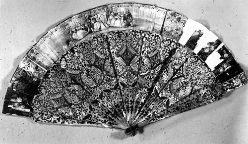 Fan by France, textile, 1801-1900