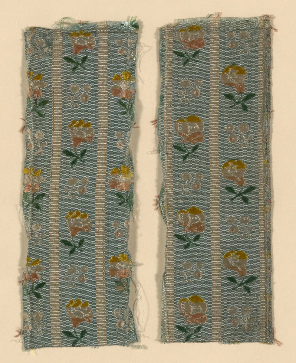Two Fragments by France, textile, 1701-1800