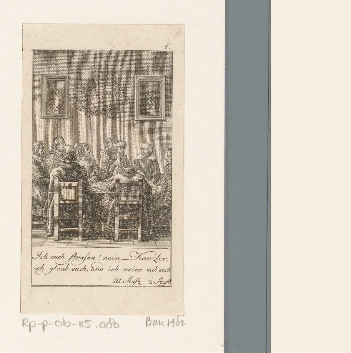 Vergadering voorafgaand aan Bartholomeusnacht by Daniel Nikolaus Chodowiecki, print, 1790