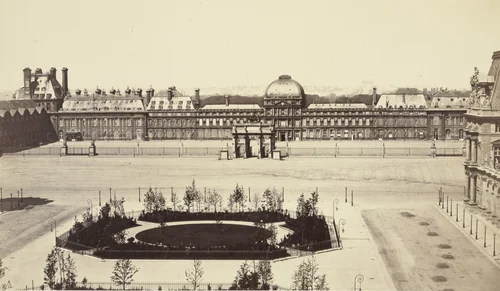 Arc du Carrousel and the Palais des Tuillreies by Louis-Auguste Bisson, Auguste-Rosalie Bisson, photograph, 1855