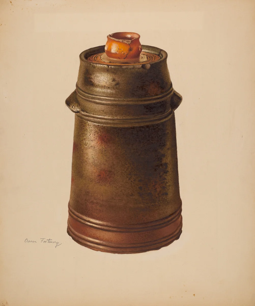 Churn by Aaron Fastovsky, index of american design, 1939