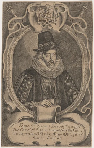 Francis Bacon by Unknown 19th Century, print, 1800-1899