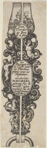 Title Page, from Des Pendants de Cleffs pour les Femmes by Johann Theodor de Bry, print, 1580-1600