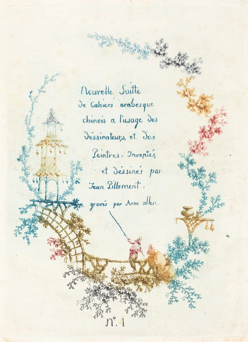 Title Page by Anne Allen; Jean-Baptiste Pillement, print, 1760-1764