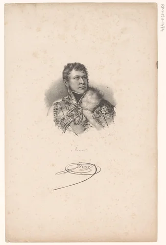 Portret van Jean-Andoche Junot by anonymous, print, 1818-1842
