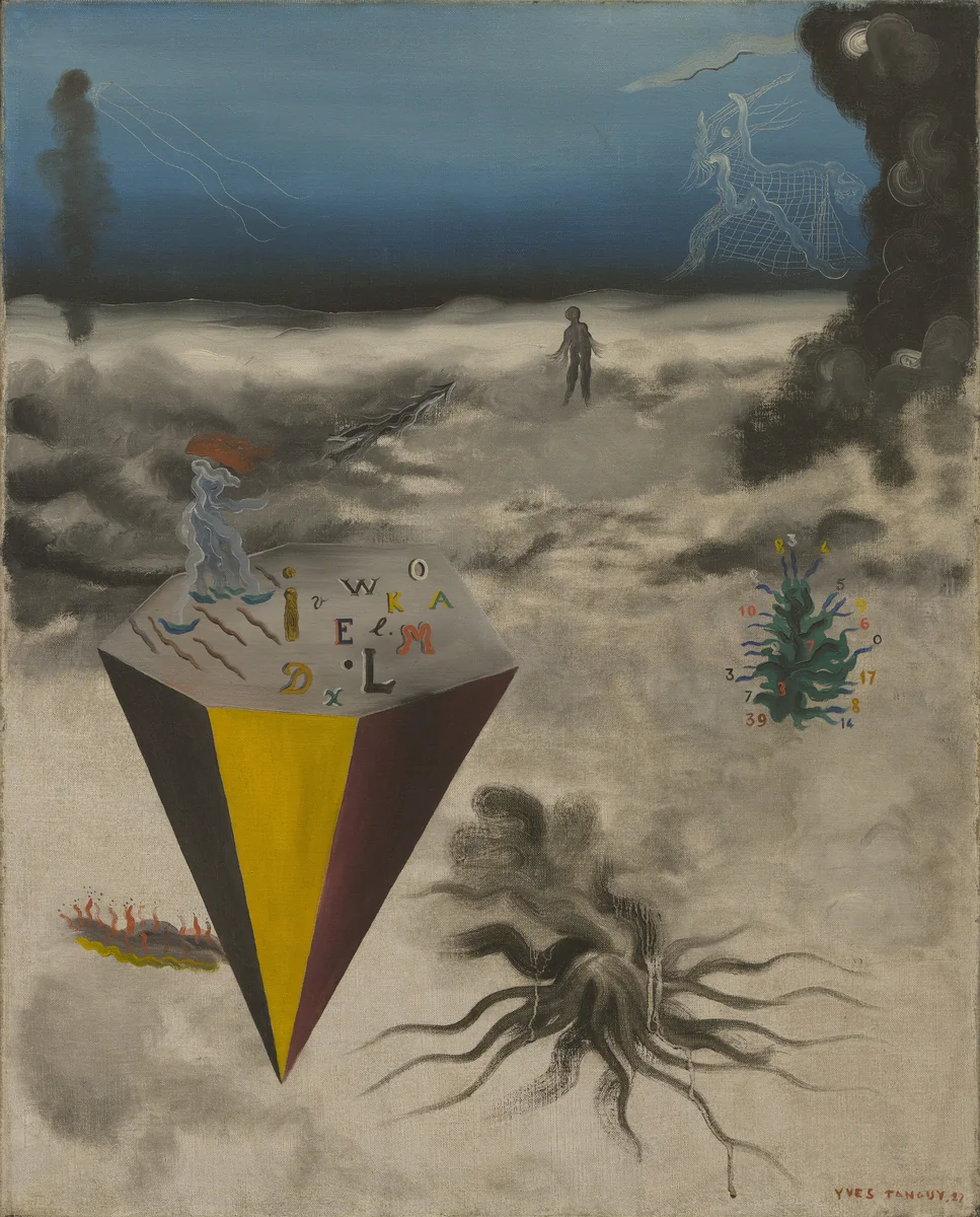 He Did What He Wanted by Yves Tanguy, painting, 1927