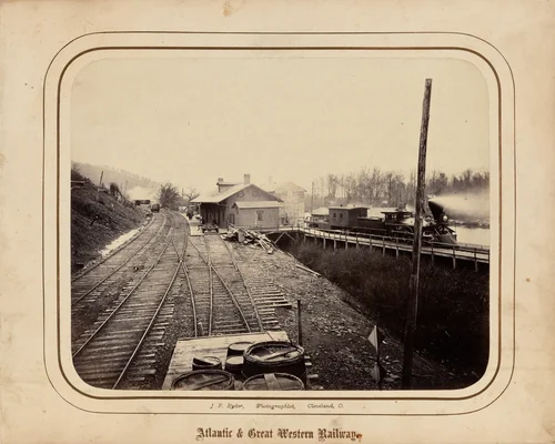 Atlantic & Great Western Railway by James F. Ryder, photograph, 1862