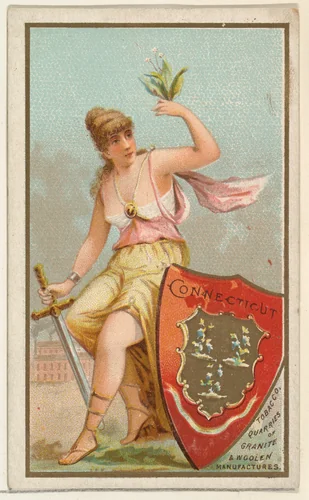 Connecticut, from the Industries of States series (N117) issued by Duke Sons & Co. to promote Honest Long Cut Tobacco by W. Duke, Sons & Co., print, 1889