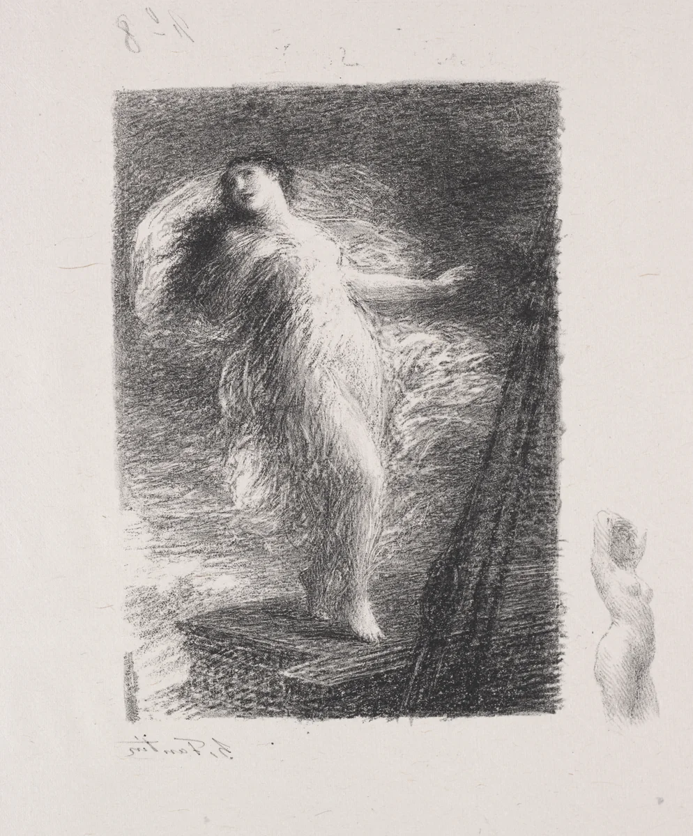 La jeune Tarentine by Henri Fantin-Latour, print, 1903