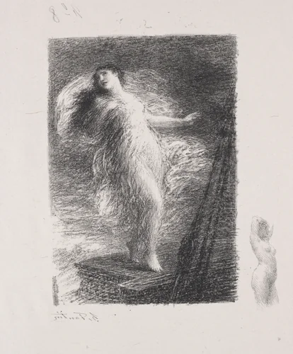 La jeune Tarentine by Henri Fantin-Latour, print, 1903