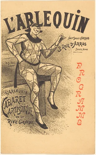 L'Arlequin by Henri Gabriel Ibels, print, 1890-1900