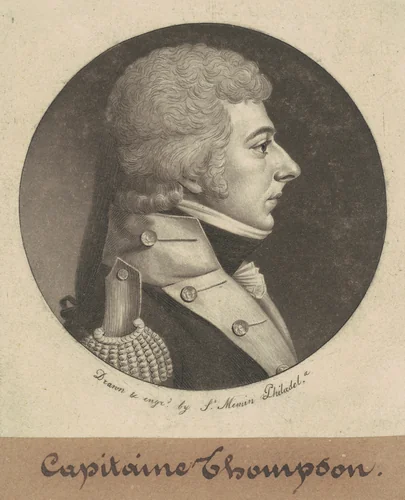 James Thompson by Charles B. J. Févret de Saint-Mémin, print, 1801