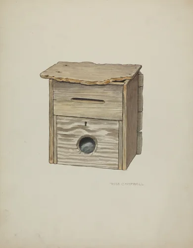Mail Box by Marjorie Lee, index of american design, 1937