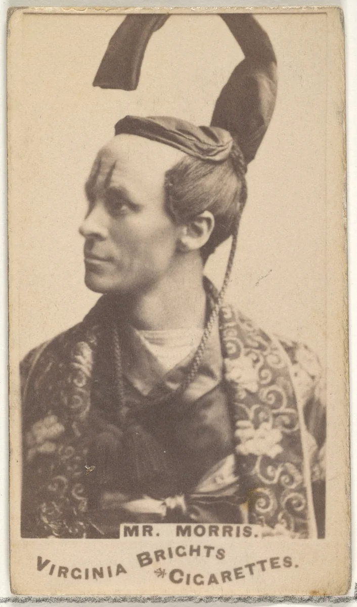 Mr. Morris, from the Actors and Actresses series (N45, Type 1) for Virginia Brights Cigarettes by Allen & Ginter, photograph, 1885-1891