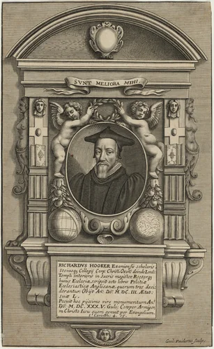 Richard Hooker by William Faithorne, print, 1662
