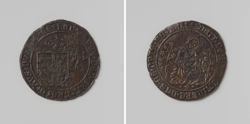 Filips de Schone, hertog van Bourgondie, ingehuldigd als graaf van Holland, rekenpenning van de rekenkamer van Holland by anonymous, metalwork, 1497