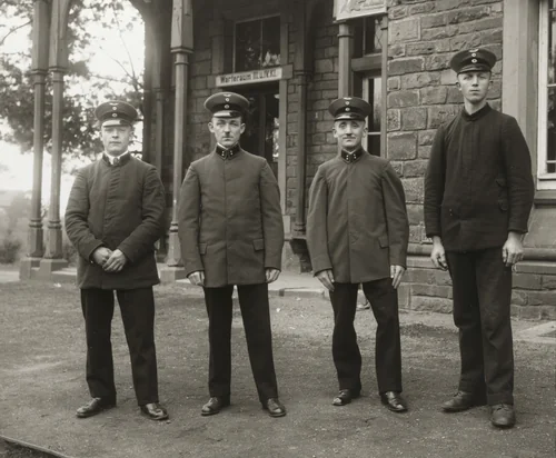 Railway Officials by August Sander, photograph, 1925