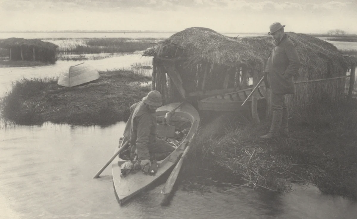 The Fowler's Return by Peter Henry Emerson, photograph, 1886
