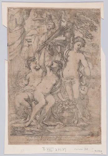 Diana and Endymion by Giuseppe Diamantini, print, 1650-1700