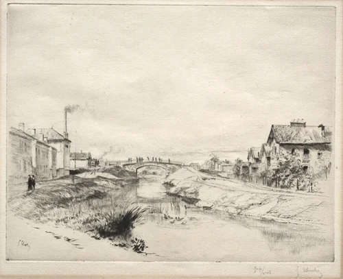 Industrial Section, Troyes by Gustave Leheutre, print, 1880-1932