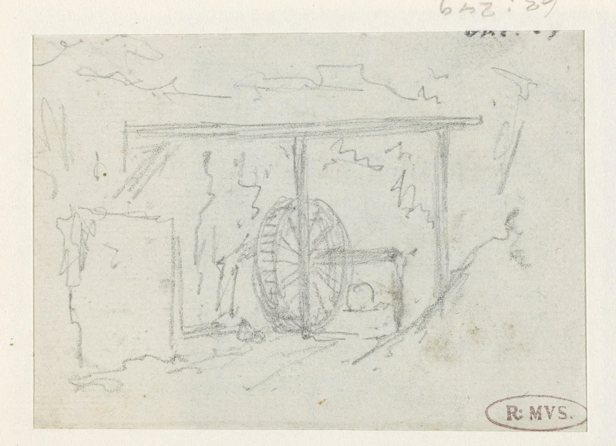 Waterput by Georges Michel, drawing, 1773-1843