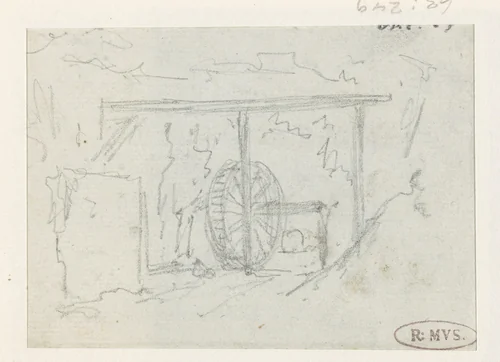 Waterput by Georges Michel, drawing, 1773-1843