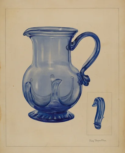 Pitcher by John Tarantino, index of american design, 1936