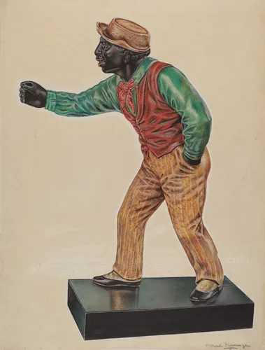 Hitching Post by David Ramage, index of american design, 1937