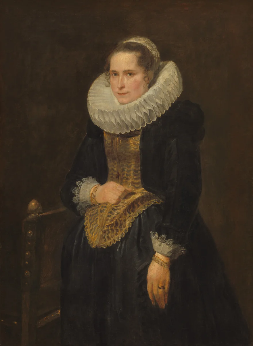 Portrait of a Flemish Lady by Anthony van Dyck, painting, 1618
