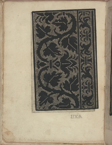 Esemplario di Lauori..., page 7 (verso) by Giovanni Andrea Vavassore, book, 1532