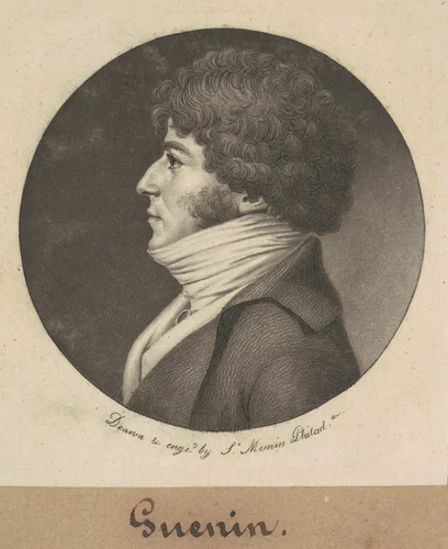 Guenin by Charles B. J. Févret de Saint-Mémin, print, 1803