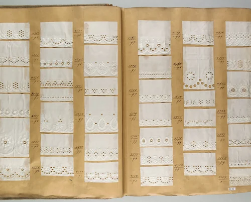 Textile Sample Book by Ullman Frères, textile, 1870-1878