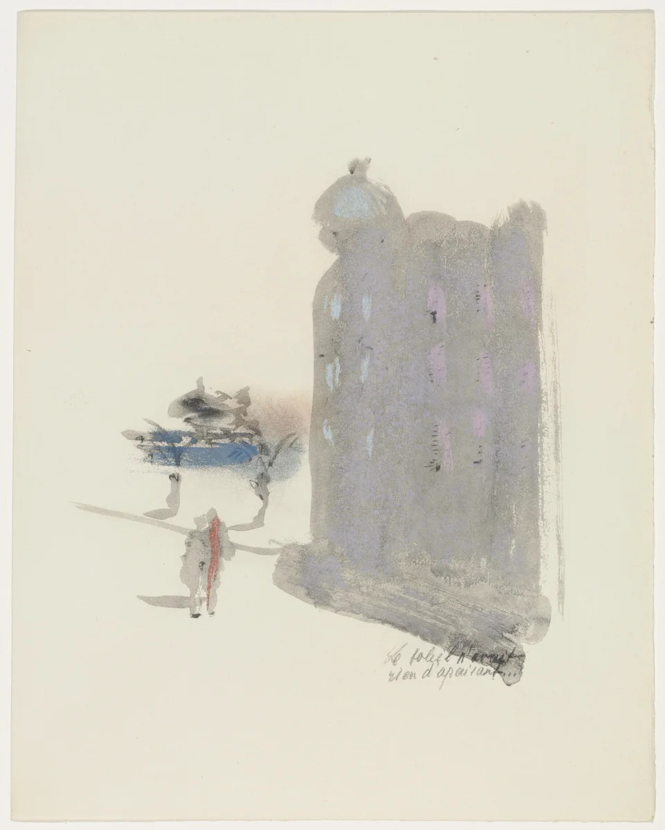 Duplicate of plate (page 27) from Mille Regrets (A Thousand Regrets) by Christian Bérard, illustrated book, 1947