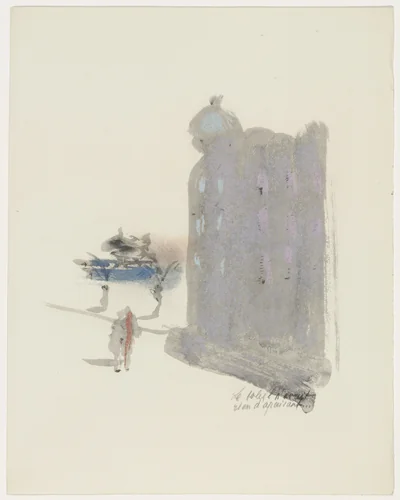 Duplicate of plate (page 27) from Mille Regrets (A Thousand Regrets) by Christian Bérard, illustrated book, 1947