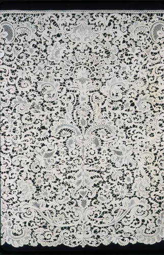 Flounce by Flanders or Italy, textile, 1701-1725