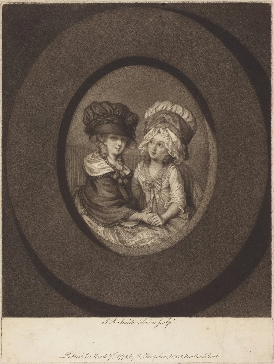 Les Deux Ami (The Two Friends) by John Raphael Smith, print, 1778