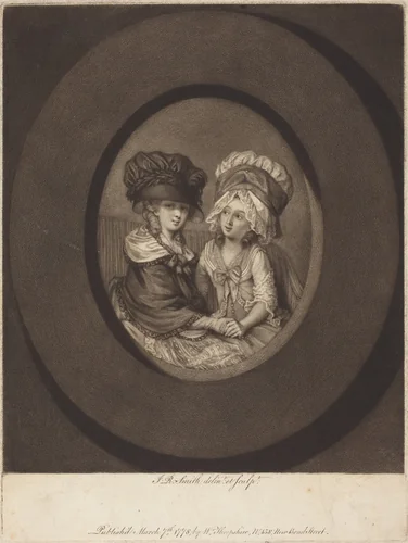 Les Deux Ami (The Two Friends) by John Raphael Smith, print, 1778