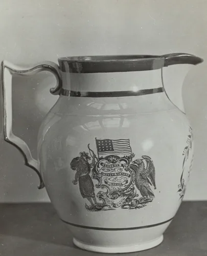 Jug - "Peace and Prosperity" by Helmut Hiatt, index of american design, 1936