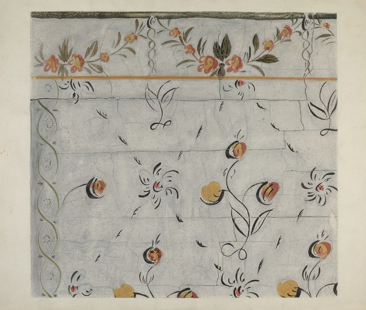 Wall Decoration by Martin Partyka, index of american design, 1938