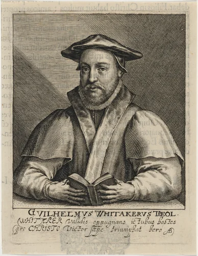 William Whitaker, D.D., Master of Saint John's College, Cambridge by Magdalena van de Passe
Willem de Passe, print, 1620