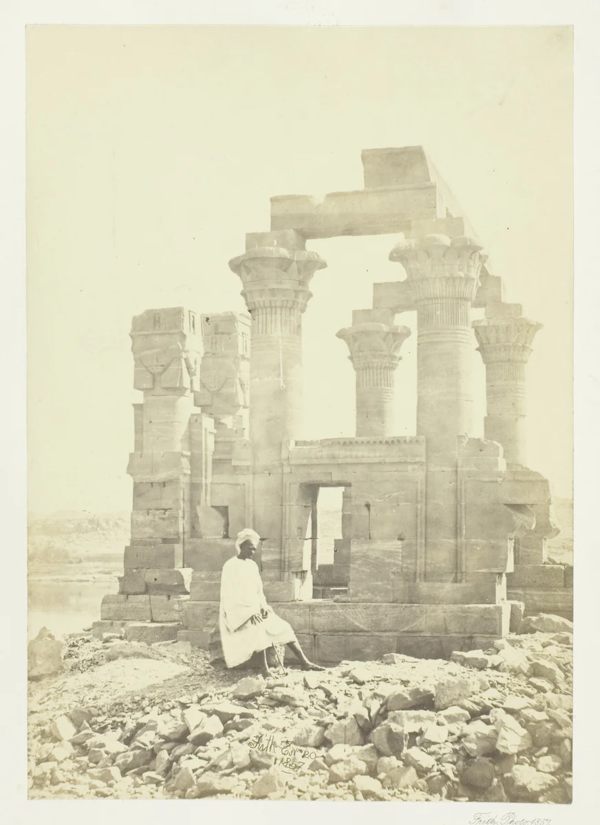 Early Morning at Wady Kardassy, Nubia by Francis Frith, photograph, 1857