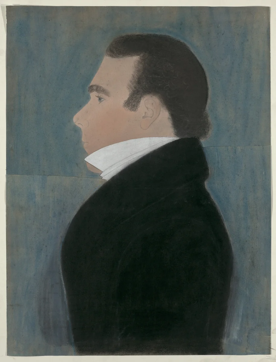 Mr. William Waters by Ruth Henshaw Bascom, drawing, 1825-1830