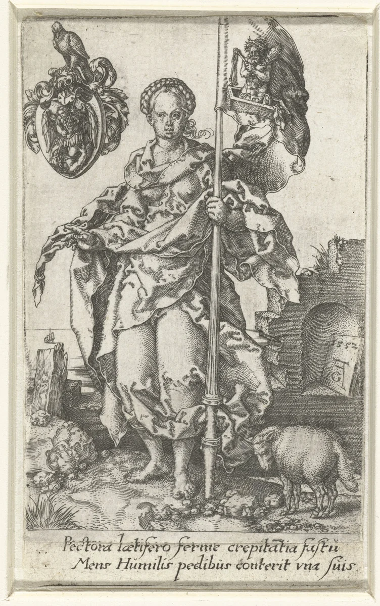 Nederigheid by Unknown, print, 1552