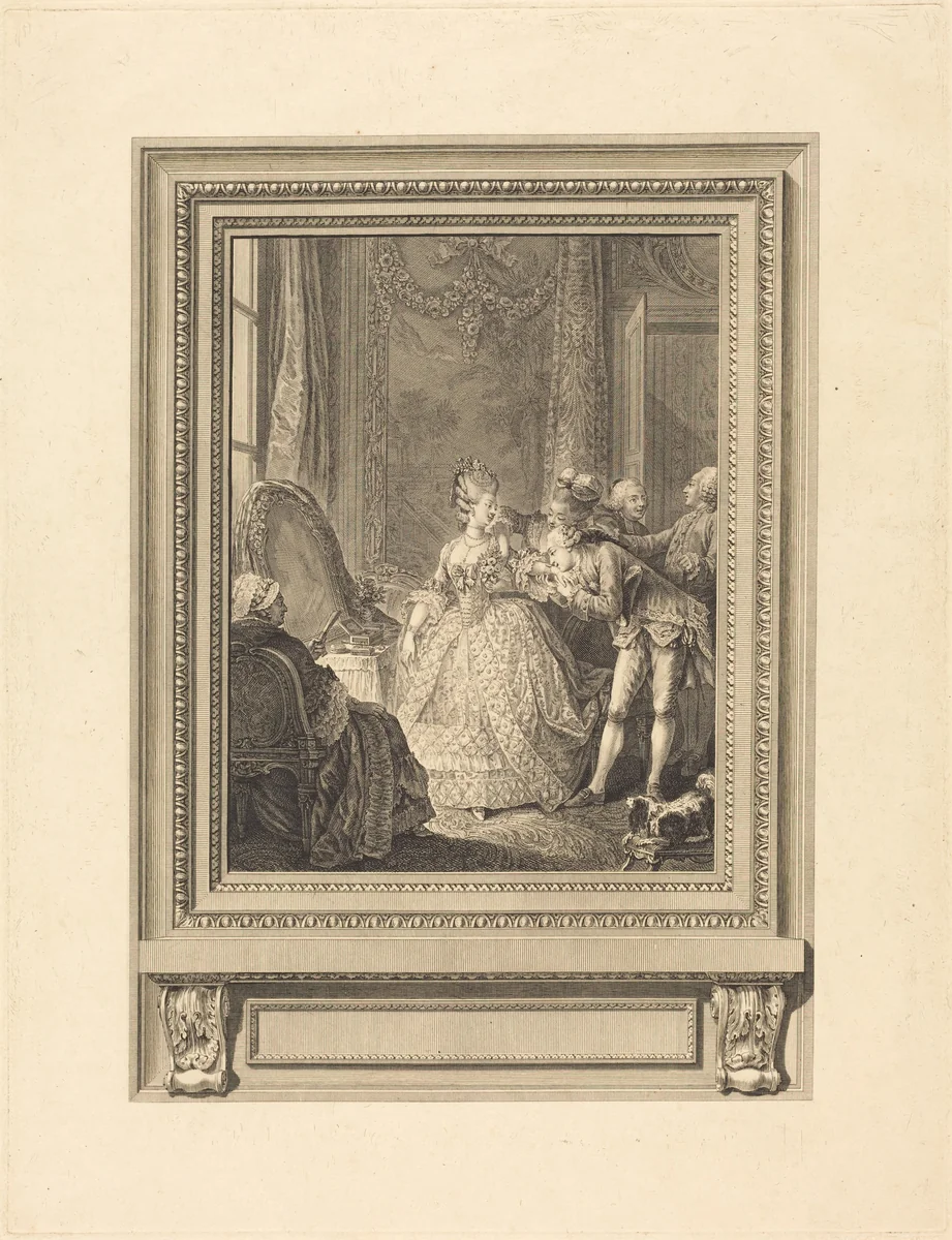 Le jour by Charles Emmanuel Patas, print, 1744-1802