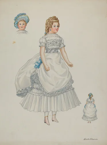 Doll - "Eleanor Cabot" by Edith Towner, index of american design, 1937