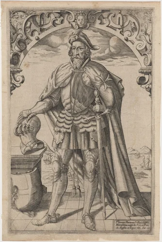 Sir Thomas Docwra by William Rogers, print, 1589-1669