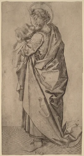 Saint Bartholomew by Master FVB, print, 1490-1500