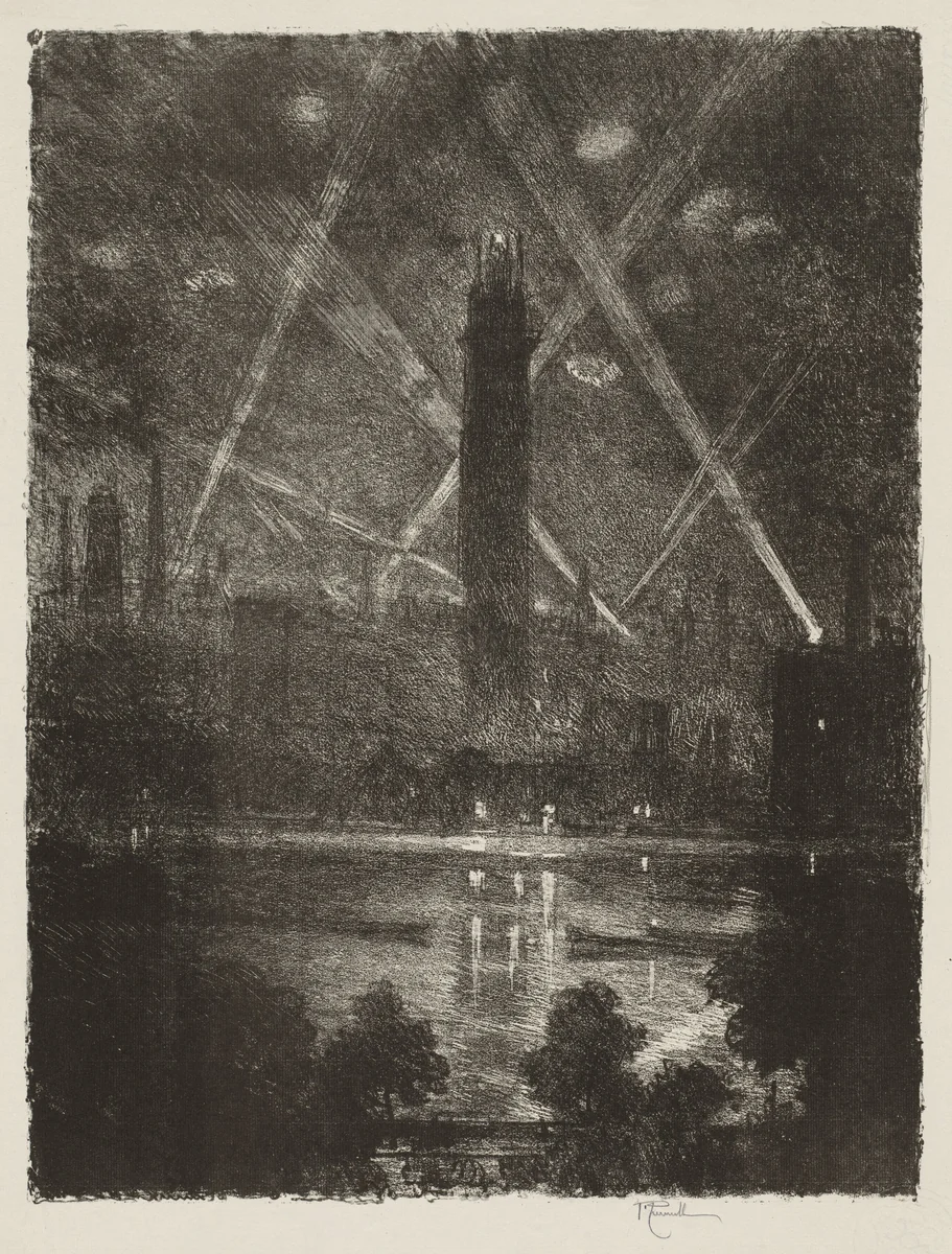 English War Work: Shot by Joseph Pennell, print, 1916